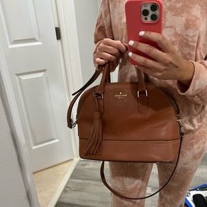 Medium sized Kate Spade Brown Bag w/ Shoulder Strap